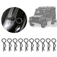 thumbnail image 1 of 10Pcs RC Car Metal Body Clips Pins R Shape for 1 5 1 6 1 8 1 10 RC Car, 1 of 8