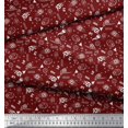 thumbnail image 3 of Soimoi Poly Georgette Fabric Geometric Sign,Flag & Football Sports Print Fabric by The Yard 42 Inch Wide, 3 of 3