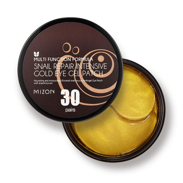 Mizon Mizon Under Eye Patches 24k Gold Snail Eye Treatment Mask Reduces Wrinkles And Puffiness Lightens Dark Circles Hydrogel Eye Patches Under Eye Bags Treatment Eye Mask For Puffy Eyes 30