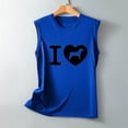 thumbnail image 4 of Verano mujer moda cuello redondo impreso sin mangas casual camisetas sin mangas Fridja gh5111, 4 of 5