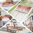 thumbnail image 6 of Red Eucalyptus Leaves Pillow Covers 12"x20", Spring Floral Summer Botanical Soft Brushed Microfiber Breathable Throw Pillow Covers, Pillowcase with Zipper for Couch Sofa Bedroom Living Room, 6 of 9