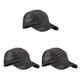 thumbnail image 2 of Minnieouse Men Hat Clothing Accessory Sunshade Baseball Breathable Outdoor Drying Adjustable Caps Quick Mesh Headgear Summer Sport negro 3piezas, 2 of 6