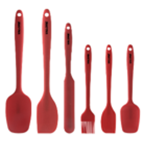 Valore Ensemble de 6 Spatules en Silicone