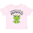 thumbnail image 3 of Inktastic Daddy's Little Princess Cute Frog Girls Toddler T-Shirt, 3 of 5