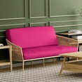 thumbnail image 5 of 39"x75"x6" Futon Cover, Sofa Bed Slipcover, Couch Cover Without Armrests, Stretch Folding Futon Cover for Bedroom, Living Room, Hotel, Office, Twin Size, Hot Pink, 5 of 5