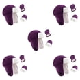 thumbnail image 1 of Sonducket Sombrero para niños pequeños No se ensucia fácilmente Manoplas de doble capa Diseño aerodinámico Ajuste perfecto Guantes de Púrpura 5Conjunto, 1 of 6