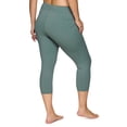 thumbnail image 3 of RBX Active Women's Plus Size Squat Proof Capri Legging With Pockets, 3 of 6