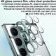 thumbnail image 4 of funda de borde recto galvanoplastia original para apple magsafe fundas de teléfono Samsung Galaxy S21 Fe S22 Plus S23 Ultra, lujo 4k protección cámara vidrio carcasa magnetismo inalámbrico, 4 of 4