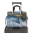 thumbnail image 2 of 16inch Laptop Briefcase, Business Laptop Bag with Detachable Strap & Padded Compartment, Water-Resistant Polyester，A Mountain, 2 of 8