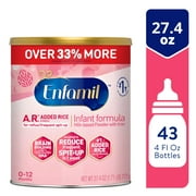 Enfamil A.R. Powder Baby Formula, Designed to Reduce Frequent Spit-Up in 1 Week, 27.4 Oz Can