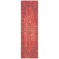 thumbnail image 3 of SAFAVIEH Classic Vintage Ivonette Overdyed Border Cotton Runner Rug, Red, 2'4" x 8', 3 of 8