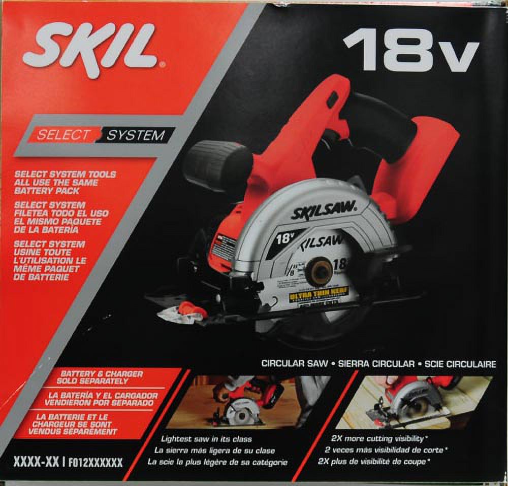 Skil 5995-01 18V Cordless Lithium-Ion 5-3/8 in. Circular Saw (Bare Tool) - image 3 of 4