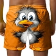 thumbnail image 4 of Purcolt Mens Swim Trunks Funny Printed Summer Athletic Running Beach Board Shorts with Pockets, 4 of 6