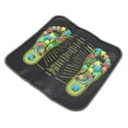 thumbnail image 2 of Foot Massage Mat, Reflexology Walk Stone Mat Foldable Multipurpose Fine Stitching  For Foot Massage 35x35cm / 13.8x13.8in, 2 of 8