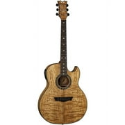 Dean Exhibition Quilt Ash Acoustic/Electric Guitar w/ Aphex, GN