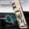 thumbnail image 5 of Estuche GANGXUN para Xiaomi 14T Pro, soporte giratorio 360°, estilo mecánico y magnético, 5 of 5