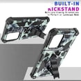 thumbnail image 6 of Camouflage Case for Samsung Galaxy A71 5G (No 4G) with Magnetic Kickstand, Built-in 360° Rotate Ring Stand Magnetic Car Mount Cover Case Phone Cover Case for Galaxy A71 5G MC Mint Green, 6 of 14