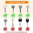 thumbnail image 4 of 32Pcs Color Key Identifiers, Soft PVC Coding Rings for Easy Key Identification (2 Styles, 8 Colors), 4 of 5