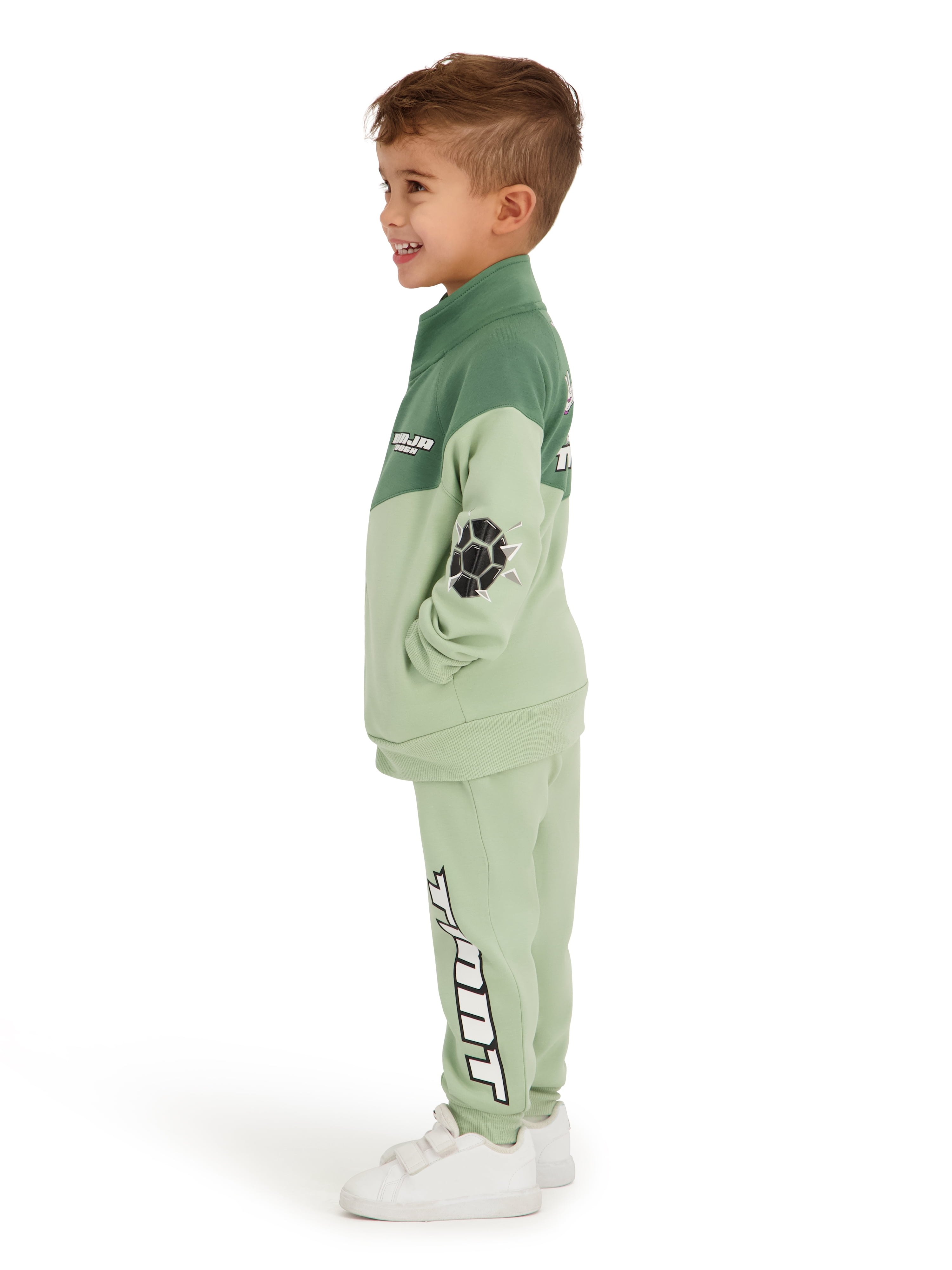 TMNT Toddler Boy 2pc Active Jacket and Pant Set, Sizes 12 Months - 5T