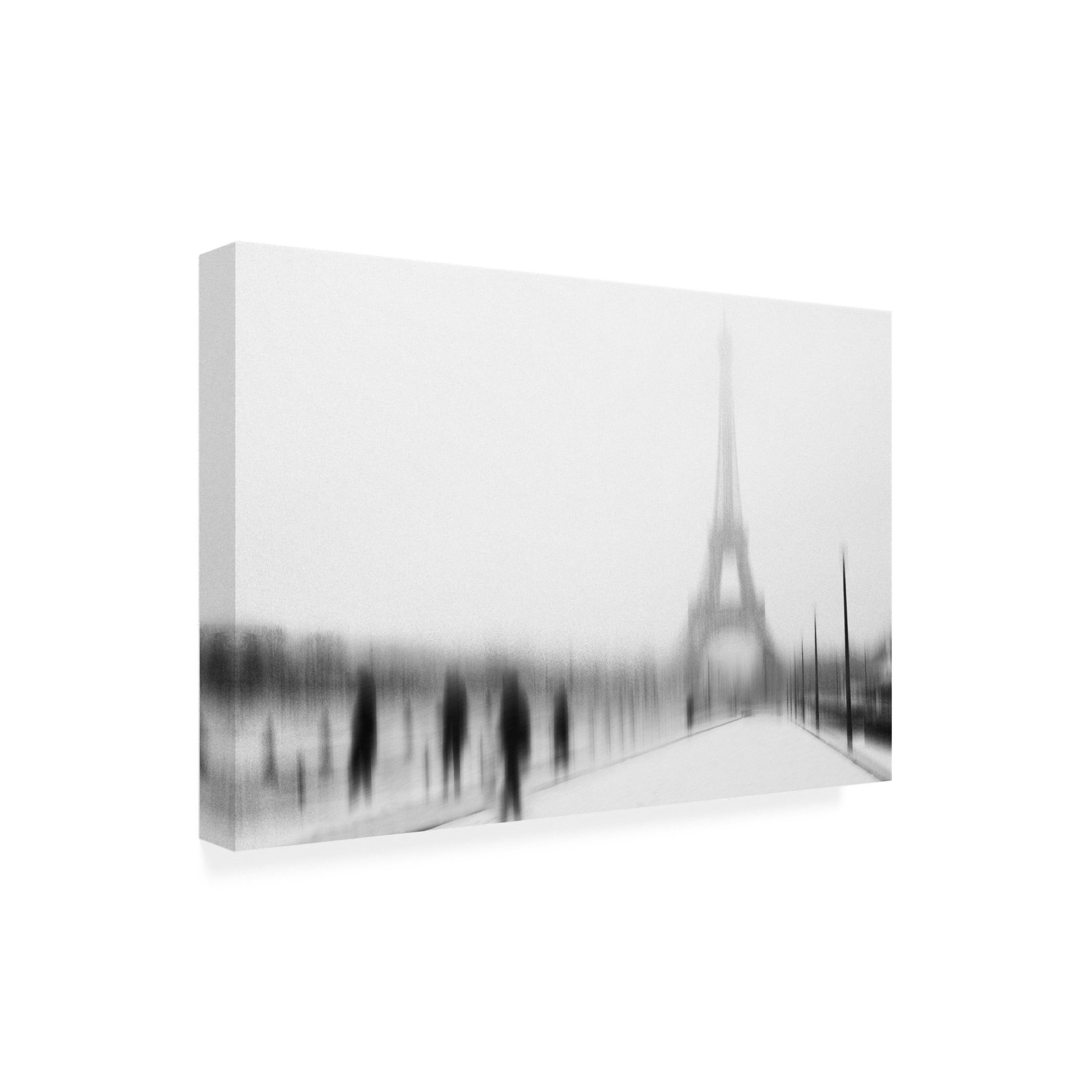 Canvas Wall Art - Eric Drigny 'A Cold Winter' Wall Art for Living Room, Bedroom, or Office D?cor by Trademark Fine Art - 19 x 12 Inches
