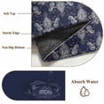 thumbnail image 6 of Boho Navy Blue Flower Area Rugs 5'x8', Washable Small Throw Rugs for Classroom Bedroom, Abstract Bohemia Pesley Floral Indoor Outdoor Rug Non-Slip Low Pile Carpet Runner Reversible Floor Mats, 6 of 8