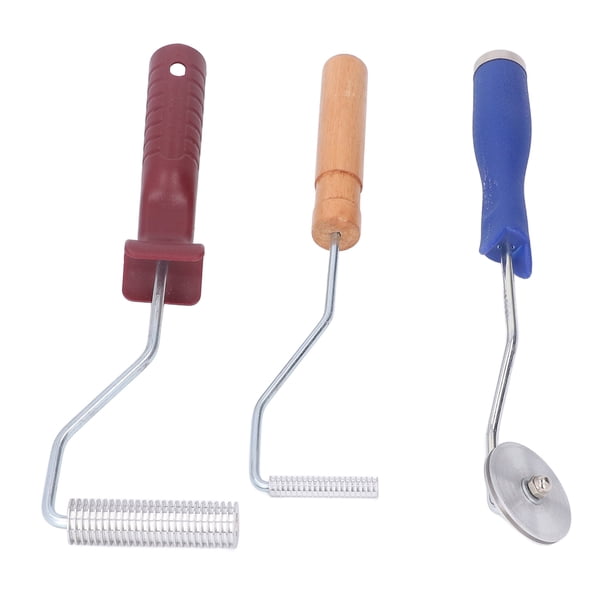 Kit De Herramientas De Rodillo De Fibra De Vidrio, Liberación De Burbujas, 3 Piezas, Rodillo Laminador De Resina De Fibra De Vidrio Que Ahorra Mano De Obra Para Reparación De