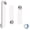 Dryer Vent 21-38in-white, variant on Upgrade stainless steel Periscope Dryer Vent,90° elbow straight out kit,Suitable for all 4-inch dryer vents,tight spaces exhaust duct,4396004 Genuine OEM Dryer Exhaust Duct single unit Black