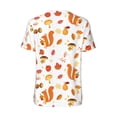 thumbnail image 3 of Rocae Squirrel InThe Forest3 for Breathable Men's Baseball T-Shirt Fashionable Casual Baseball Jersey, Moisture-wicking Sportswear 4X-Large, 3 of 9