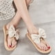 thumbnail image 5 of Amzcrzy Zapatos de mujer,Zapatos de mujer,Zapatillas de mujer, Sandalias planas de verano con punta abatible y versátiles de punto de cuerda de lino para mujer Sandalias Mujer Zapatillas De Casa, 5 of 6