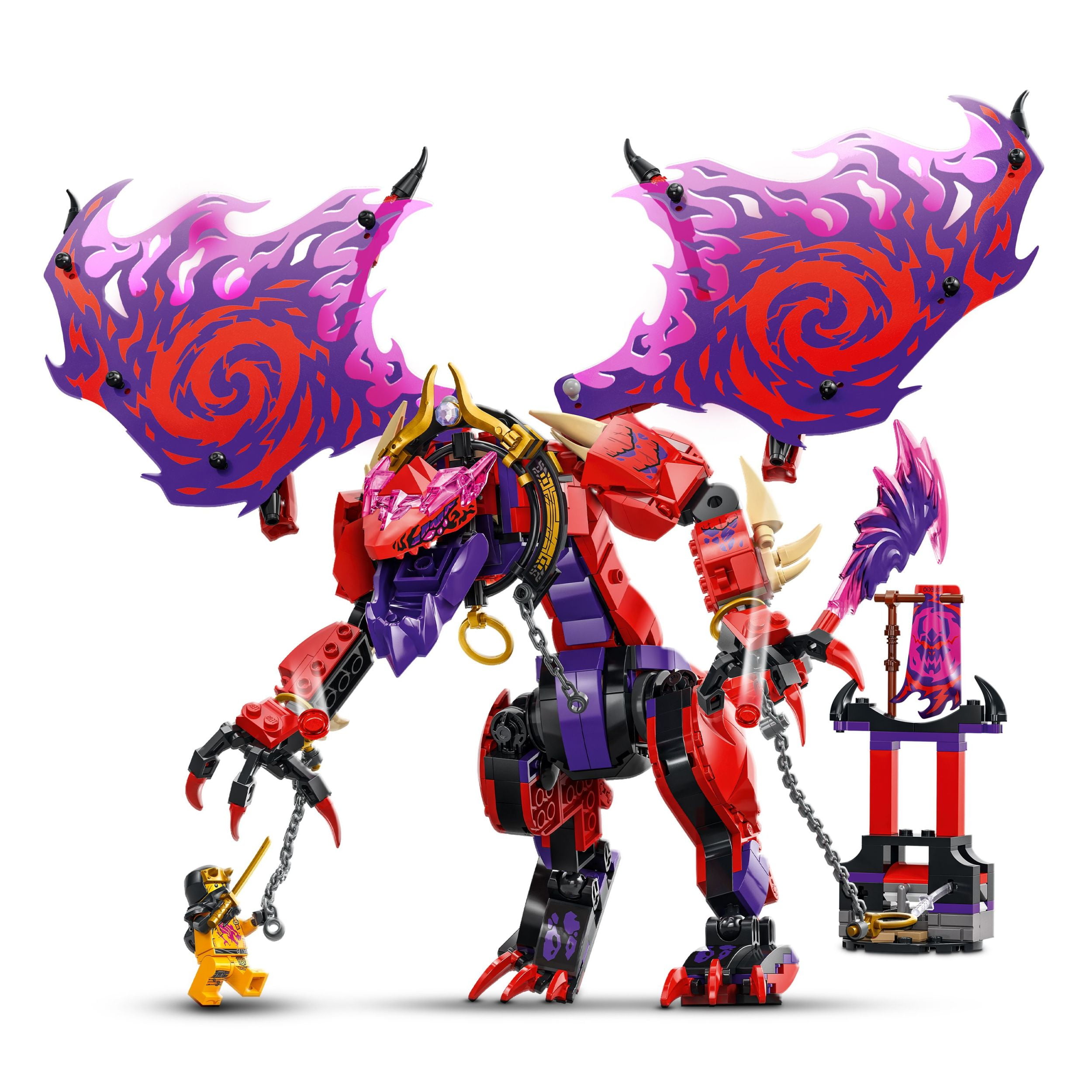 LEGO Ninjago Thunderfang, le dragon du chaos 71832 Ensemble de construction (668 pièces)