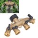 thumbnail image 1 of Manguera De 4 Vías, Colector De Grifo, Conector De Latón, Distribuidor Para Riego De Jardín, Rosca De 3/4 Pulgadas, 1 of 7