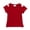 0-Red189, variant on Girls Cold Shoulder Short Sleeve T-Shirt Casual Cotton Soft T Shirt Tee, Sizes 12M-5T