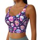 thumbnail image 2 of Balery Skull mushroom colorful cute Sujetadores deportivos con espalda cruzada para mujer, acolchados, sin costuras, de alto impacto, ideales para yoga, gimnasio, entrenamiento y fitness.-Medium, 2 of 8