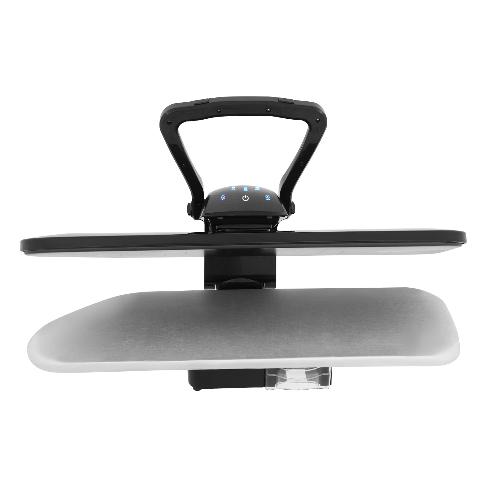 ChicHomey 1600W Intelligent Steam Press,5 Fabric Modes, LCD Touch Screen,Safety Auto Stop, Easy Install Tabletop Iron, for Home & Clothing Shops,Black