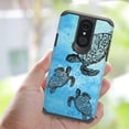 thumbnail image 7 of FINCIBO Hybrid Case Hard Plastic TPU Slim Back Cover for LG Q7/Q7+/Q7 Alpha, Ocean Sea Turtle, 7 of 7