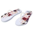 thumbnail image 2 of Piruna Women's Flip Flop Sandal Roses Flower, 2 of 2