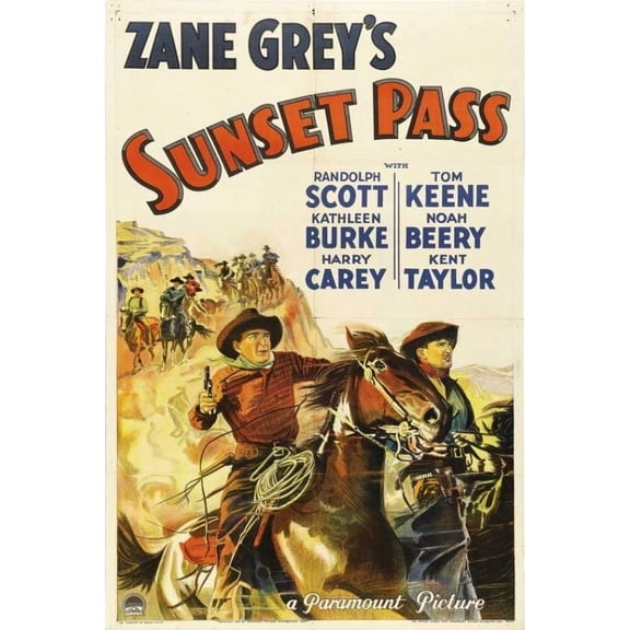 Posterazzi MOVIB91190 Sunset Pass Movie Poster - 27 x 40 in.