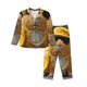 thumbnail image 1 of Balery Heavy Metal Style Guinea Pig Conjunto de Pijama con Estampado para Mujer, Conjunto de Dos Piezas con Manga Larga, Ropa de Dormir Suave con Bolsillos, Pijamas Cómodos-X-Large, 1 of 7
