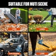 thumbnail image 5 of SENIX 120 Volt Max* 6 Amp Handheld Electric Leaf Blower, Up to 260 CFM and 155 MPH,  Lightweight Corded, (BLE06-L), 5 of 9
