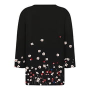 Womens Spring Blouses Women's Tops 3/4 Sleeve Tops Womens Blouses Spring My Items Ordered Fashion Gifts