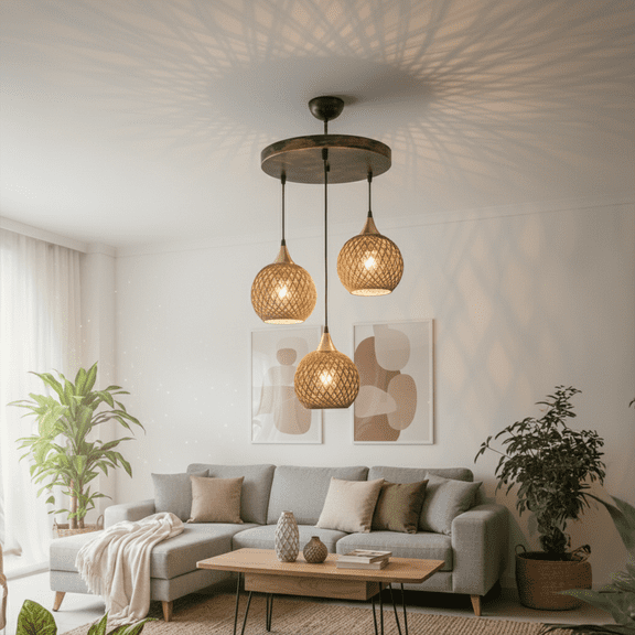 3 - Light Dome Chandelier