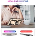 thumbnail image 3 of Designed for Samsung Galaxy A26 5G Case, Military Grade Protective Phone Case Cover with Enhanced Metal Ring Kickstand [Support Magnet Car Mount] Compatible with Samsung Galaxy A26 5G, Gold, 3 of 7