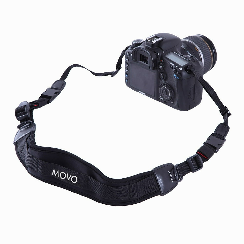 Movo Photo NS1 ShockAbsorbing Padded Neoprene Camera Neck Strap with