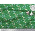thumbnail image 3 of Soimoi Tissu de Rayonne Check & Tissu Imprimé Artistique Floral par Yard 56 Pouces de Large, 3 of 3