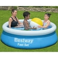 thumbnail image 6 of Bestway: Fast Set Pool - 6' x 20" - Blue, Inflatable Round Above Ground Swimming Pool, DuraPlus Liner, Fill-Rise Setup, 248gal, Family Kids Water Play, 6 of 9