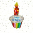 thumbnail image 2 of CSChome Aluminum Foil Balloon Birthday Party Balloons: DIY Scene Layout, Various Styles, Birthday Cake Inflatable Toy, Decoration, Creative Inflatable Cartoon, 2 of 7