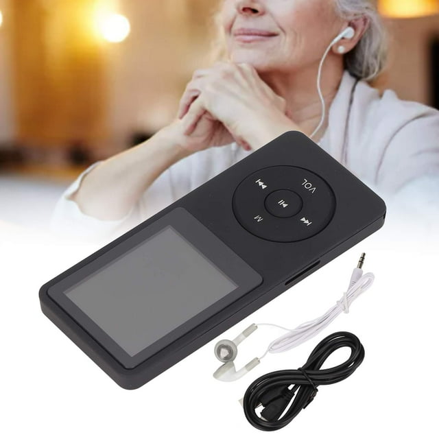 MP3 Music Player, 1.8 Inch Display Screen 64GB Memory Card MP3 Player Easy To Use For Picture For Music For Video