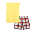 thumbnail image 5 of Hiijoy Toddler Girls Cotton Outfits Summer Ladybug Print Tank Top Shorts Set, Sizes 1-2Y, 5 of 8