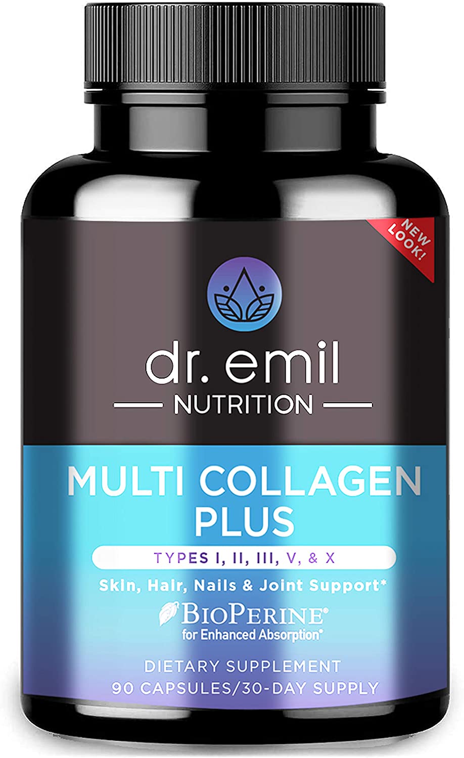 Buy Multi Collagen Pills Types I, II, III, V & X Collagen Peptides