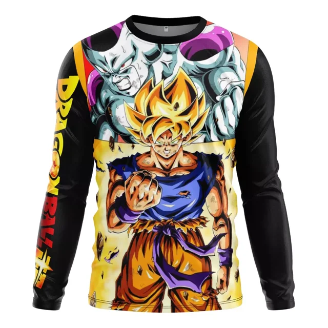Playera Hombre Anime Dragon/ball Spandex Full Print
